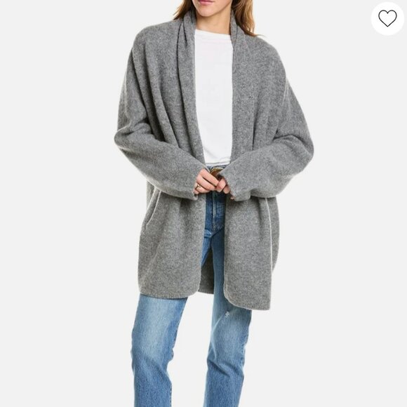 Vince Sweaters - Vince Oversized Wool Alpaca Blend Open Front Cardigan Sweater Grey M  NWT $525